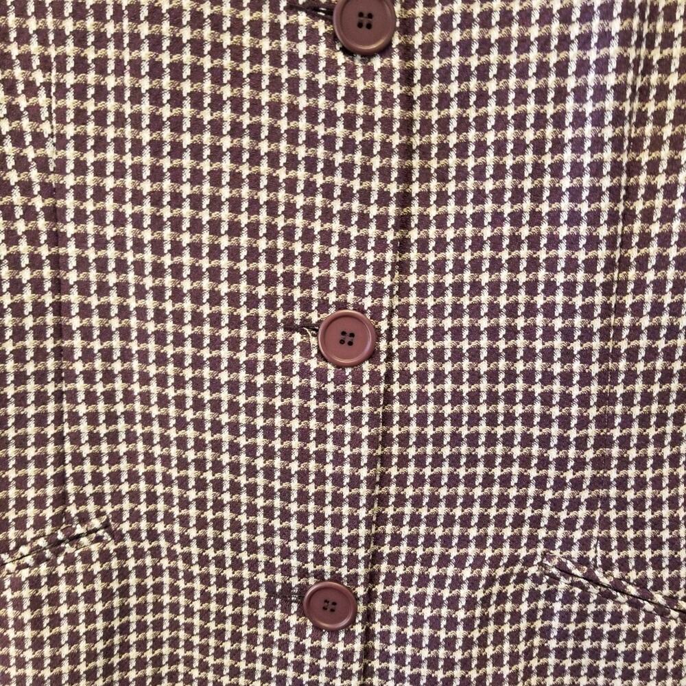 Suit Co. Purple Vintage 90s 2 pc. Suit Blazer - Picture 7 of 12